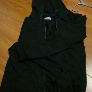 Black zip up jacket